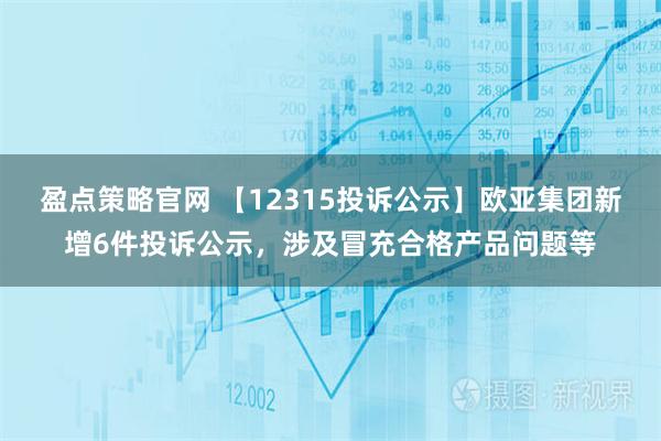 盈点策略官网 【12315投诉公示】欧亚集团新增6件投诉公示，涉及冒充合格产品问题等